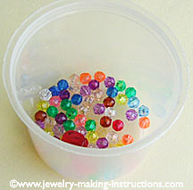 bead tub/Bead Tub of Jewelry Making Parties