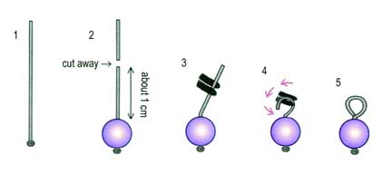 how to make beaded drops/How To Make Beaded Drops